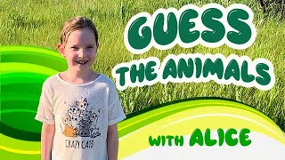 Kids Quiz with Alice. Guess the animal. screenshot 1