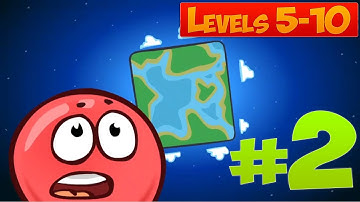 Red Ball 4 - Gameplay Walkthrough Part 2 - Levels 6-10