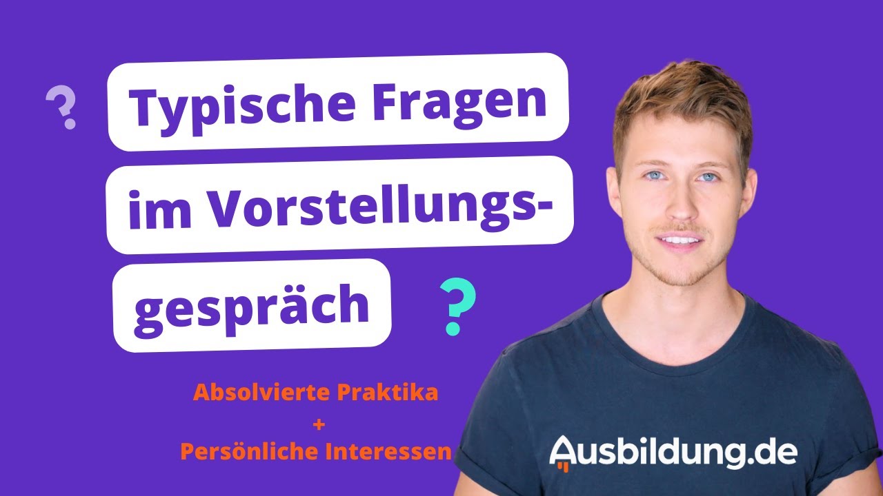 7 Typische Fragen Im Vorstellungsgespräch Youtube