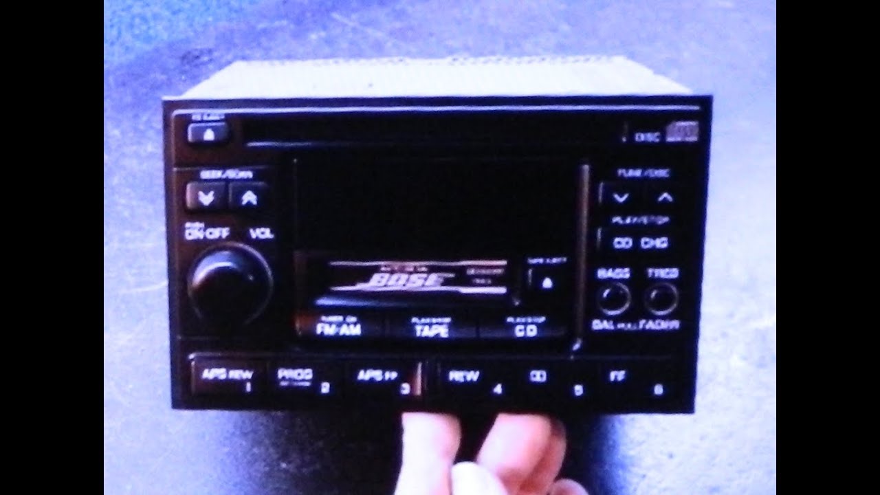 Infiniti Q45 Repairing Stereo for Volume & Display - YouTube