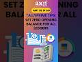 Set Zero Opening Balance for All Ledgers in TallyPrime | Day 132 of 365 Days Tally Tips