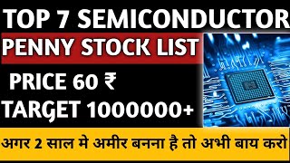 Top 7 Semiconductor Stock To Buy Now In India | Semiconductor Stock List | Best Stock To Buy Now |