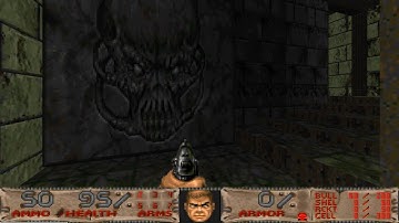 Doom Memento Mori 2 (1996) MAP05: "Rites of Passage" Nightmare 100% Secrets Speedrun 1:18