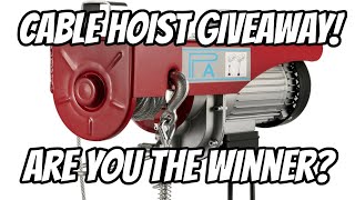 Cable Hoist Giveaway and Supercub C70 Project Update