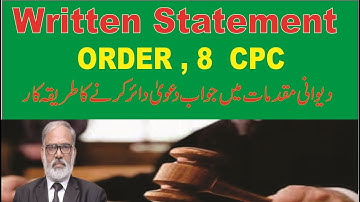 Reply of Written Statement/Order 8 CPC