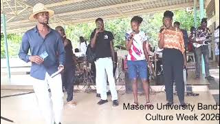 Maseno University Band performing during the 3rd Culture Week 2026