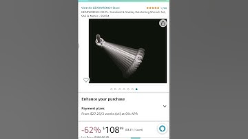 62 % off GEARWRENCH 34 Pc. Standard & Stubby Ratcheting Wrench Set, SAE & Metric - 85034