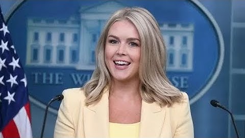 Karoline Leavitt Laughs Off Trump