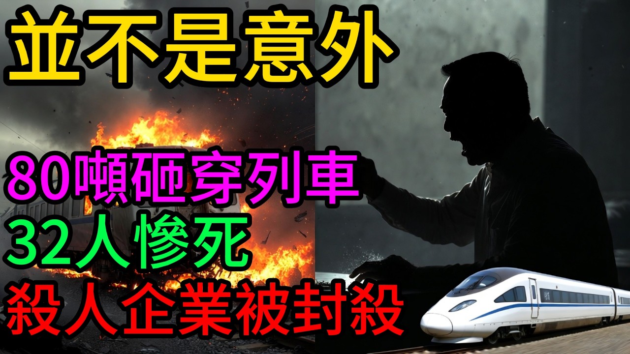 80噸“巨錘”從天而降！泰國特快列車慘遭腰斬，32人瞬間殞命！背後的“殺人企業”竟手握千億大單？#泰國高鐵#列車事故#中泰鐵路#基建狂魔#中國標準#ITD公司#安全事故#豆腐渣工程#阿努廷#呵叻府慘案