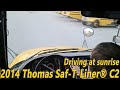 2014 Thomas Saf-T-Liner® C2 - Driving at sunrise [BUS #1328]