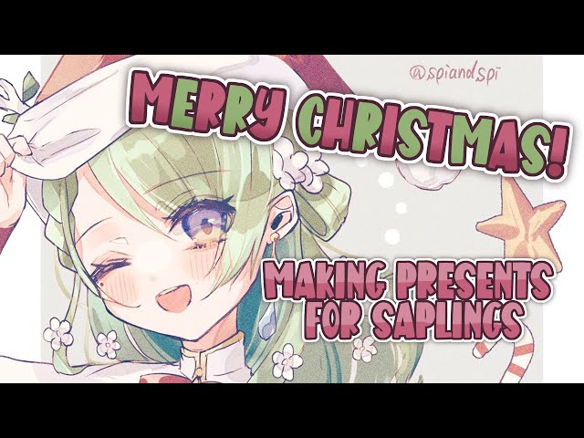 【Merry Christmas!】 Making Presents for Saplings 🎁 #holoCouncilのサムネイル
