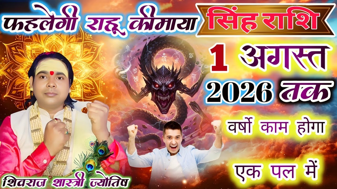 सिंह राशि वालों राहु का तांडव हुआ समाप्त (राहु) ही बनेंगे आपके हितकारी | leo ♌ Horoscope 2026