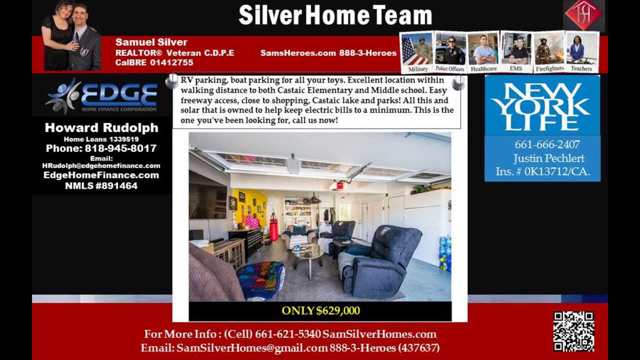 Stonegate Castaic CA Call 6616215340 Sam Silver of HomeSmart NCG