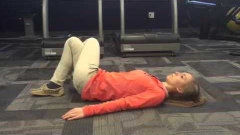 Cross leg lower trunk rotation