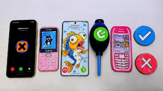 Galaxy a15 vs Nokia 220 vs Galaxy s26 vs Blower phone vs Nokia 3100 vs Only Button incoming call