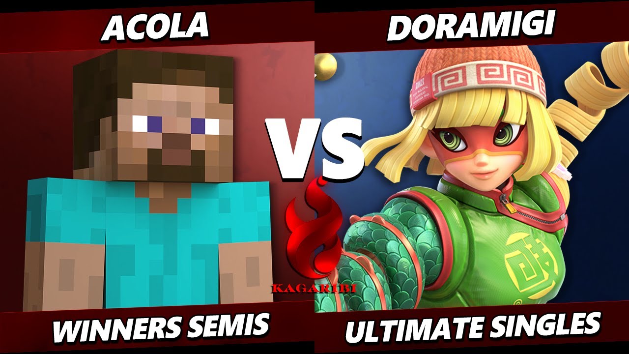 Kagaribi 14 TOP 8 - Acola (Steve) Vs. Doramigi (Min Min) Smash Ultimate - SSBU