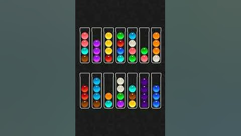 Ball Sort Color Water Puzzle Solution Level 693