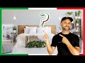 How to Describe a Bedroom  in Italian - ITALIAN VOCABULARY - [video in Italian]