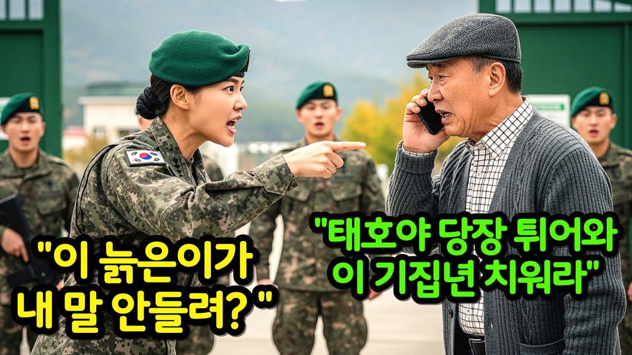 “특전사 손녀 면회 온 할아버지, 초소 앞에서 무시당하자… 10분 뒤 부대가 뒤집혔습니다”