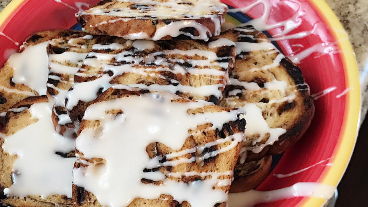 Raisin Cinnamon Bread with a Vanilla Glaze !!!(must watch) YouTube
