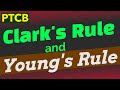 Understanding Clark's and Young's Rules