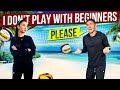 Beginner volleyball prank epic switch