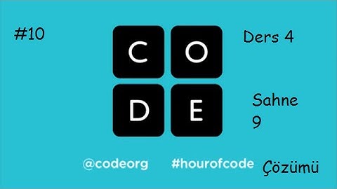 Code Org Ders 4 Sahne 9 çözümü #10