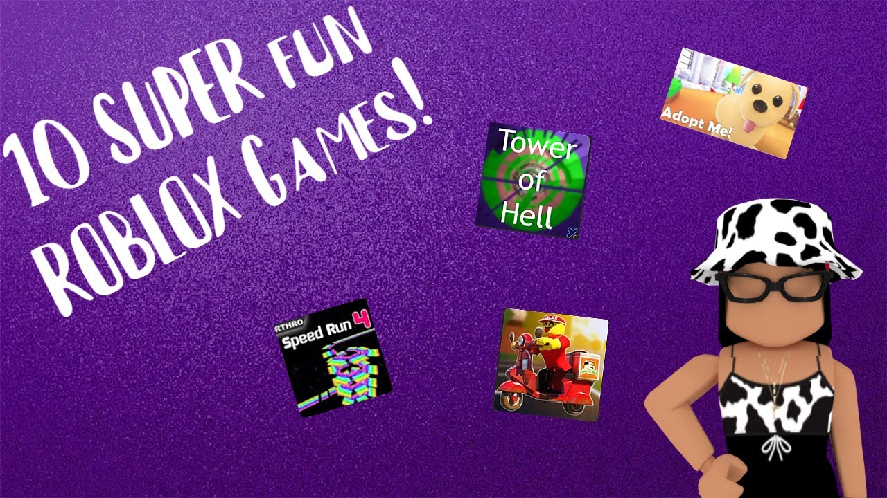 10 SUPER FUN Games! ROBLOX YouTube