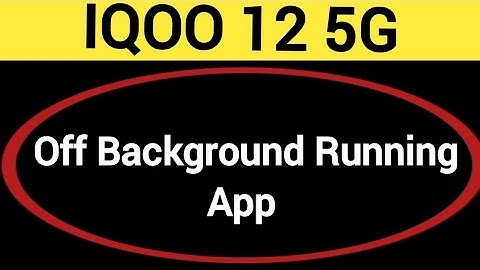 How to turn off background running app IQOO 12 5G, auto launch app Kaise off Karen