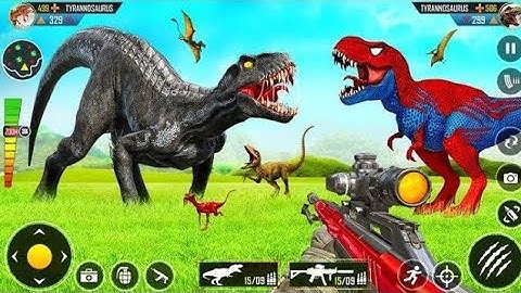 Dinosaur Shooting Game – Best Dinosaur Games – Android Gameplay