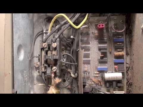 HVAC compressor crankcase heater wiring