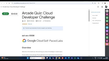 Arcade Quiz: Uitdaging voor Cloudontwikkelaars || Laboplossing || Google Cloud Arcade 2025