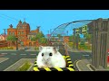 Hamster in roller coaster city  bonus maze