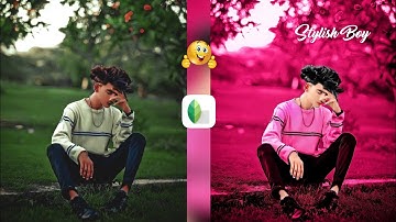 New Snapseed Photo Editing Tricks 🔥 2023 | Snapseed Background Colour Change Tutorial