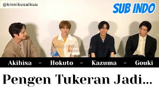 [SUB INDO] Kazuma, Hokuto, Akihisa dan Gouki Kalo Bisa Tukeran Badan Mau Jadi Siapa?