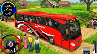 エクストリームバスシミュレーター2026 - インドのオフロードバス運転3D - バスゲームAndroidゲームプレイ screenshot 1