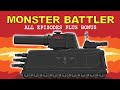 "Monster BATTLER all episodes plus Bonus" Cartoons about tanks