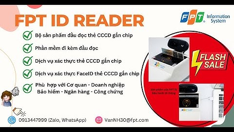 Thiết bị đầu đọc thẻ CCCD FPT IDReader