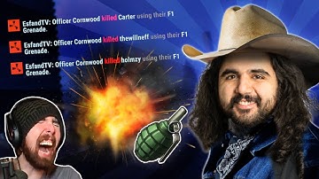 B O O M | Mizkif, Esfand, Asmongold play on OTV Rust server