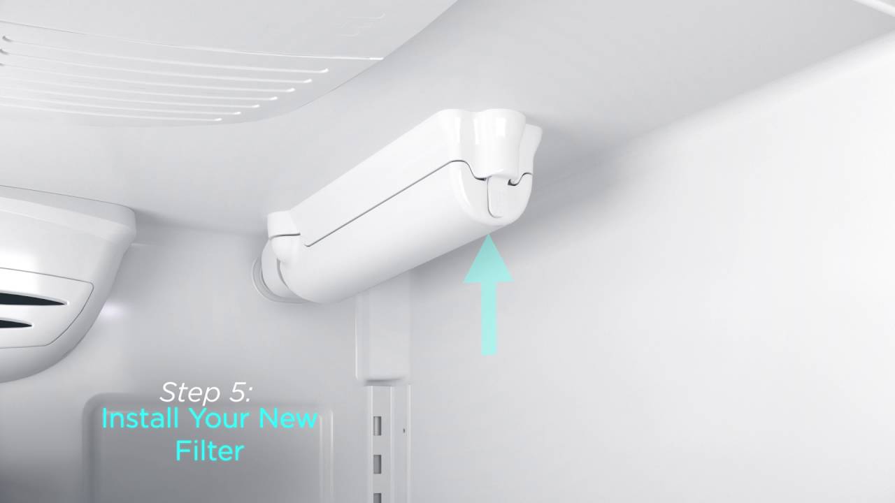 How to Install everydrop® Ice & Water Refrigerator Filter 4 YouTube