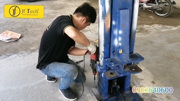 Lắp đặt cầu nâng 2 trụ cổng trên Guangli. Liên hệ 0902640600