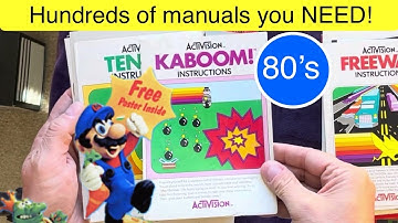 Orphaned Atari Manuals and Game paperwork