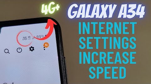 Galaxy A34 Internet Not Work Proper | Samsung A34 Downloading Speed Slow Fix