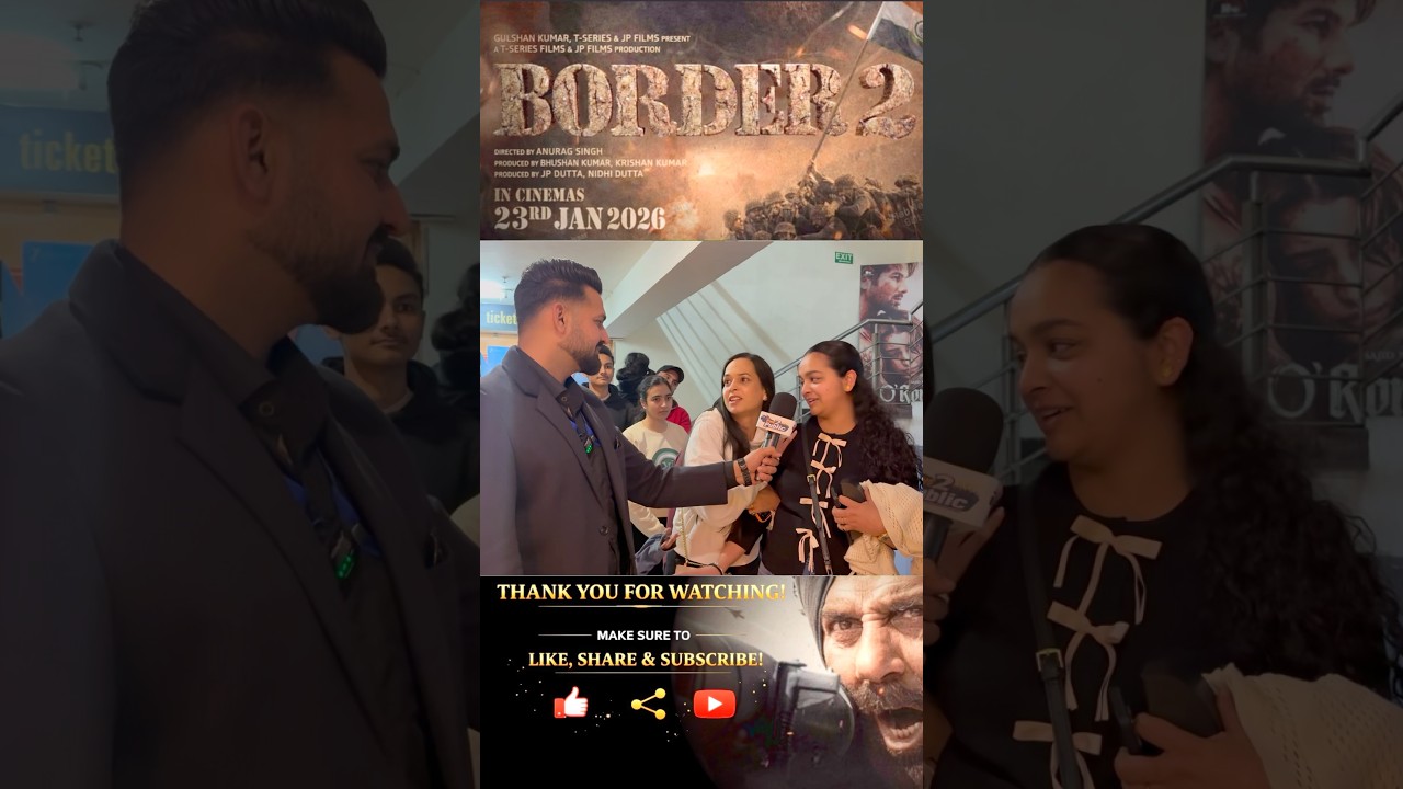 Border 2 Public Review | First Day First Show | Sunny Deol Roars Back 💥 | 