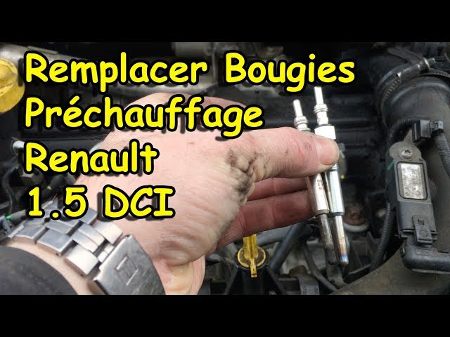 COMMENT REMPLACER LES BOUGIES DE PRÉCHAUFFAGE SUR RENAULT 1.5 DCI