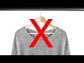 The Best Way to Hang a Sweater So It Doesn’t Get Stretched Out