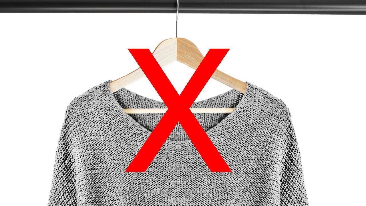 How Can I Hang Clothes Without Stretching My Neck?