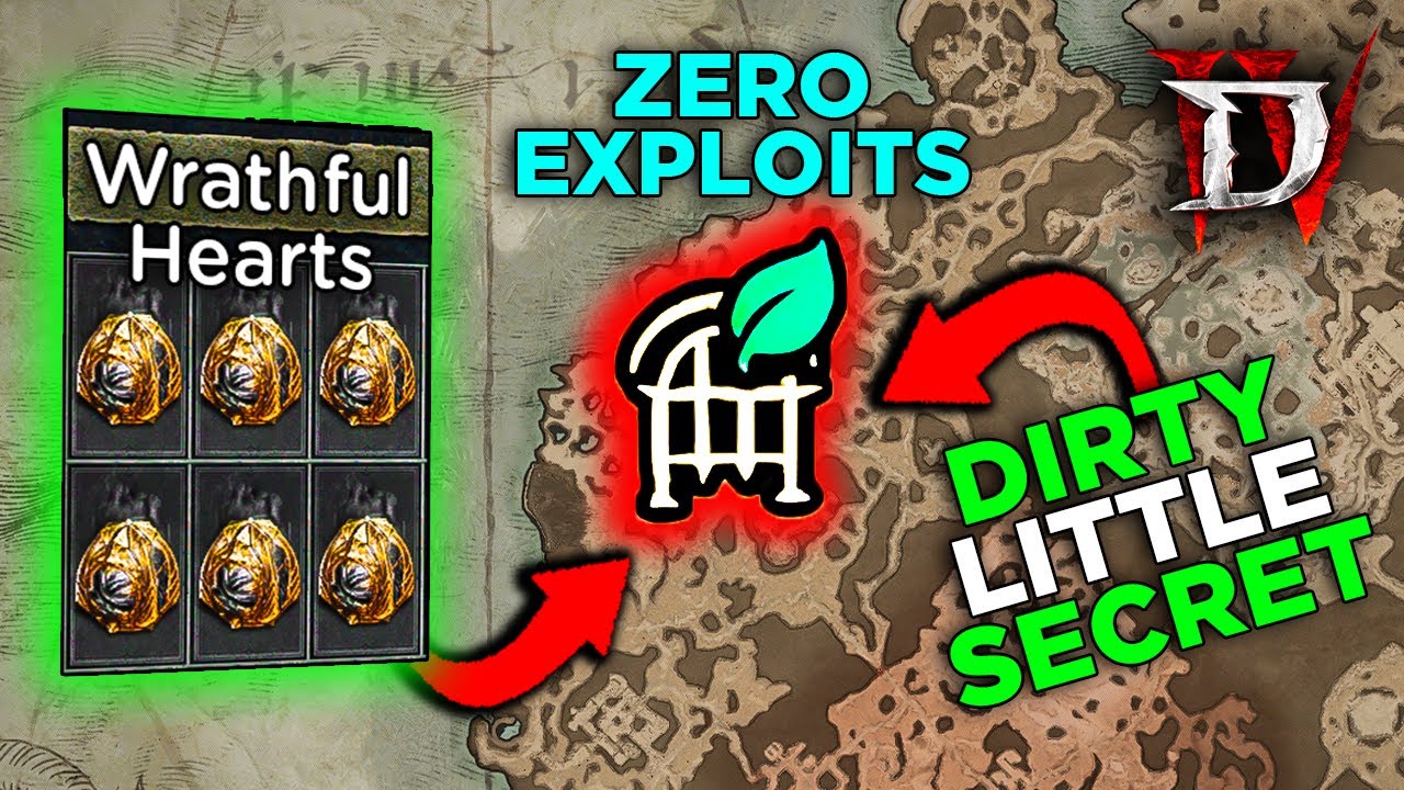 Fastest Way to Farm Wrathful Hearts (No Bug Abuse) in Season 1 Diablo 4