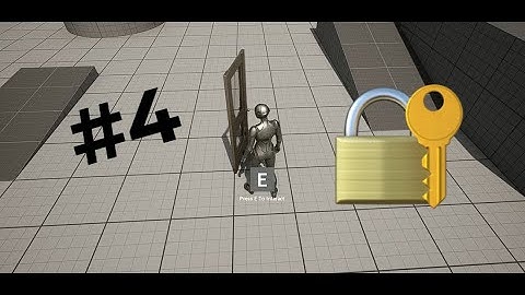 Open door with key in Unreal Engine 5; TUTORIAL #4