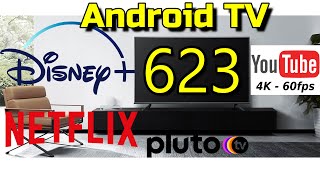 Youtube 4k 60 FPS HDR, Netflix, Disney + y Pluto TV Análisis y Ajustes Imagen y Audio Firmware 623